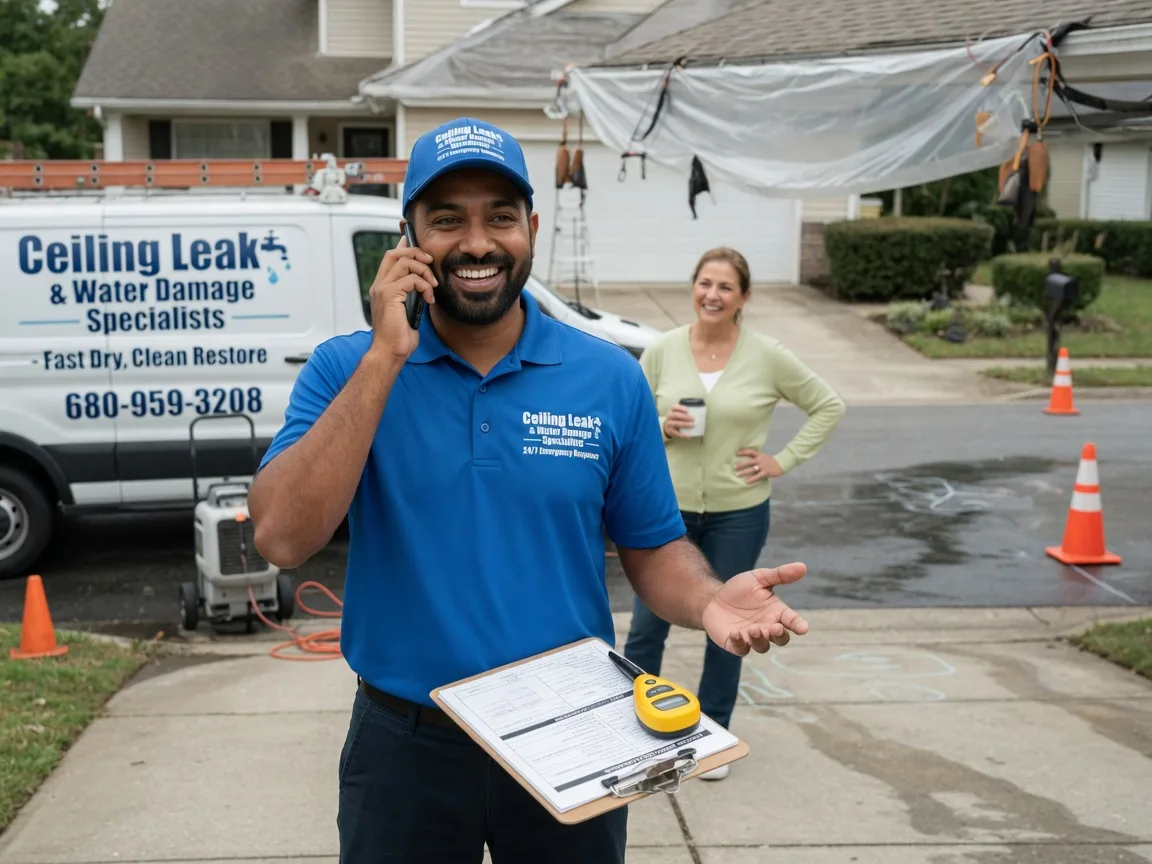 Ceiling Leak Cleanup Ranger, TX FAQs